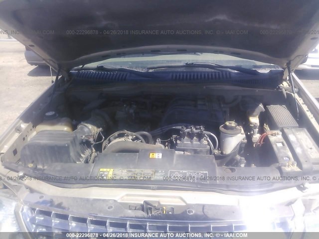 1FMZU73K04ZA17556 - 2004 FORD EXPLORER XLT/XLT SPORT/NBX GOLD photo 10