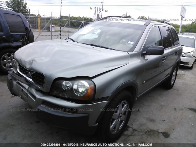 YV4CY592161267106 - 2006 VOLVO XC90 GREEN photo 2