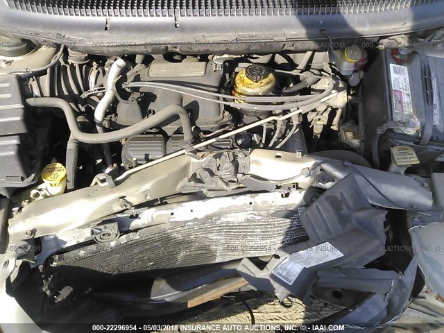 2D4GP44L25R354575 - 2005 DODGE GRAND CARAVAN SXT GOLD photo 10