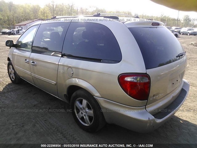 2D4GP44L25R354575 - 2005 DODGE GRAND CARAVAN SXT GOLD photo 3