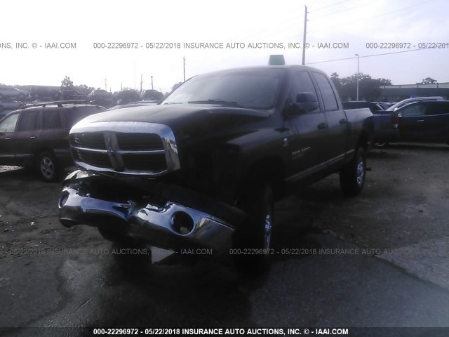 1D7KS28C06J137915 - 2006 DODGE RAM 2500 ST/SLT BLACK photo 2