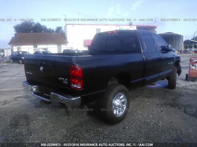 1D7KS28C06J137915 - 2006 DODGE RAM 2500 ST/SLT BLACK photo 4