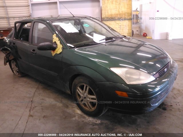 1FAFP33P51W182511 - 2001 FORD FOCUS LX GREEN photo 1