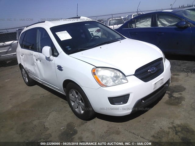 KNAFG526577104566 - 2007 KIA RONDO LX/EX WHITE photo 1