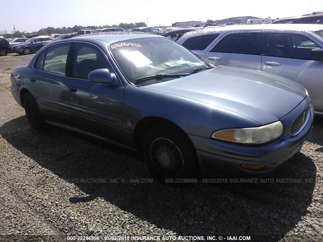 1G4HP54K22U208184 - 2002 BUICK LESABRE CUSTOM BLUE photo 1