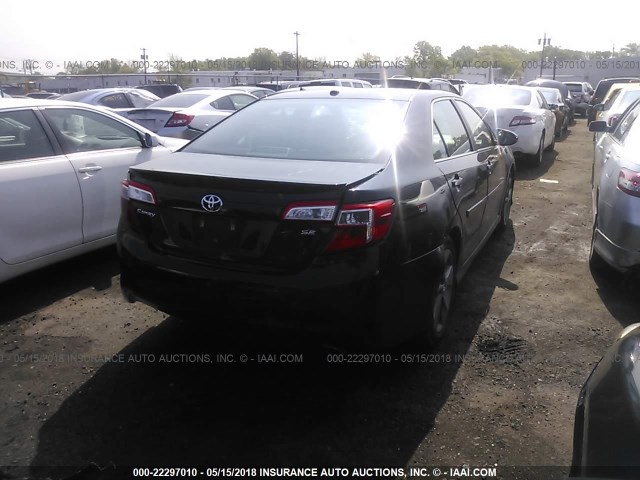 4T1BF1FKXEU861929 - 2014 TOYOTA CAMRY L/SE/LE/XLE 黑色 照片 4