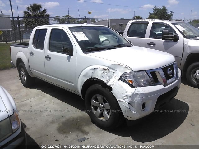 1N6AD0ER5DN721064 - 2013 NISSAN FRONTIER S/SV/SL/PRO-4X WHITE photo 1