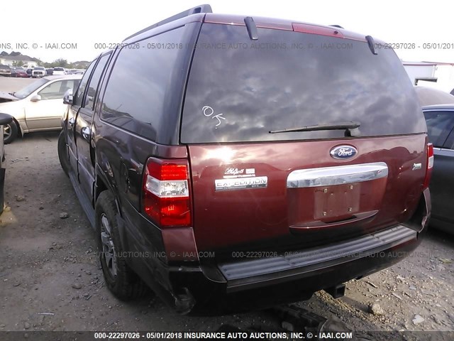 1FMJK1F5XAEA99482 - 2010 FORD EXPEDITION EL XLT MAROON photo 3