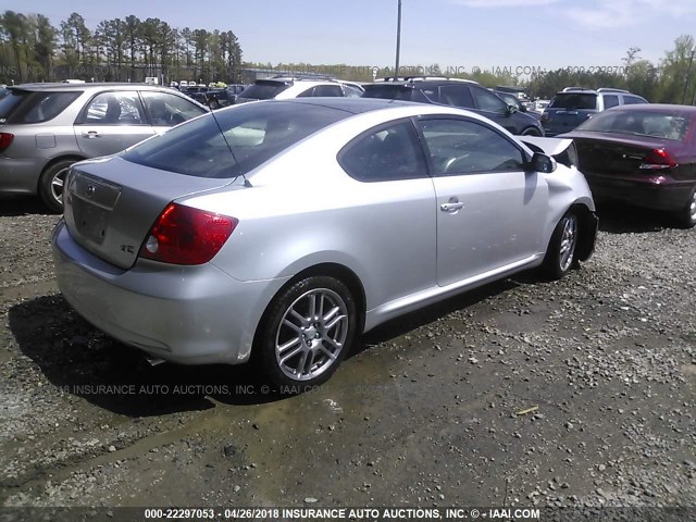 JTKDE167470159202 - 2007 TOYOTA SCION TC 银色 照片 4