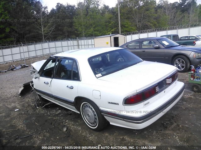 1G4HR53L0NH483067 - 1992 BUICK LESABRE LIMITED WHITE photo 3