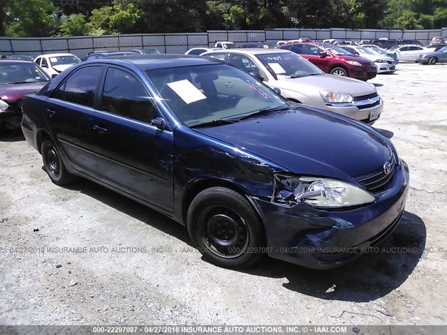 4T1BE32K73U249866 - 2003 TOYOTA CAMRY LE/XLE/SE ლურჯი ფოტო 1