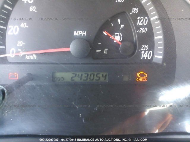 4T1BE32K73U249866 - 2003 TOYOTA CAMRY LE/XLE/SE ლურჯი ფოტო 7