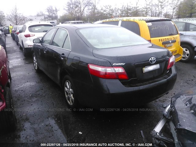 4T1BE46K29U382365 - 2009 TOYOTA CAMRY SE/LE/XLE BLACK photo 3