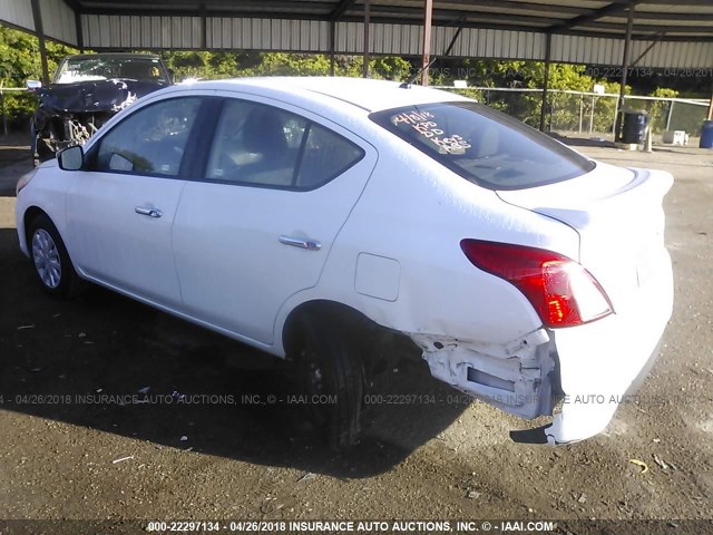 3N1CN7AP0JL846073 - 2018 NISSAN VERSA S/S PLUS/SV/SL WHITE photo 3