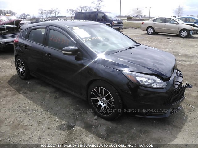 1FADP3L91DL243447 - 2013 FORD FOCUS ST BLACK photo 1