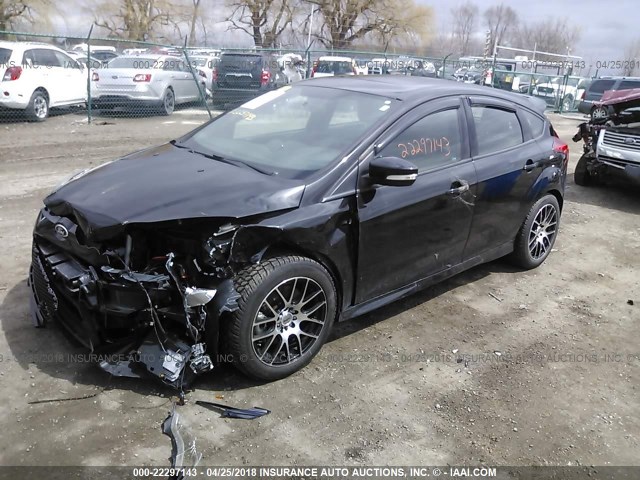 1FADP3L91DL243447 - 2013 FORD FOCUS ST BLACK photo 2