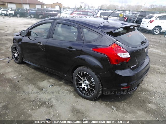 1FADP3L91DL243447 - 2013 FORD FOCUS ST BLACK photo 3