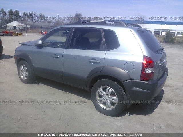 KM8JN72DX6U299962 - 2006 HYUNDAI TUCSON GLS/LIMITED SILVER photo 3