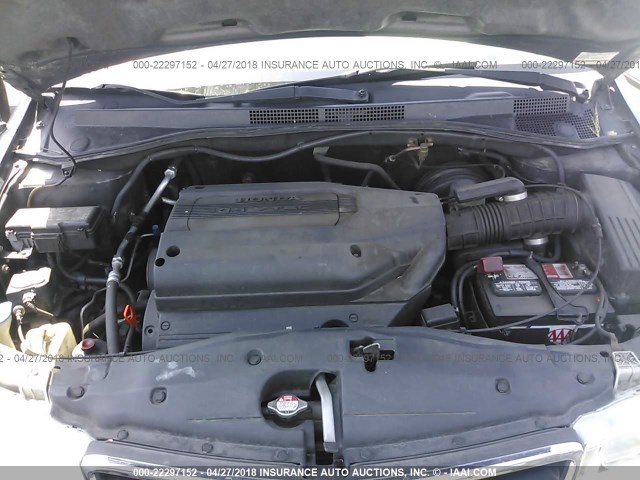 5FNRL18053B107785 - 2003 HONDA ODYSSEY EXL ნაცრისფერი ფოტო 10