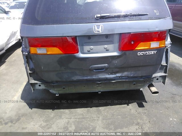 5FNRL18053B107785 - 2003 HONDA ODYSSEY EXL ნაცრისფერი ფოტო 6