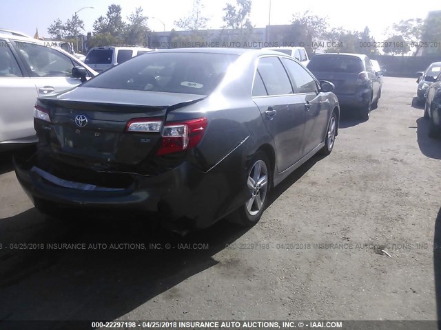 4T1BF1FK4CU096228 - 2012 TOYOTA CAMRY SE/LE/XLE 灰色 照片 4