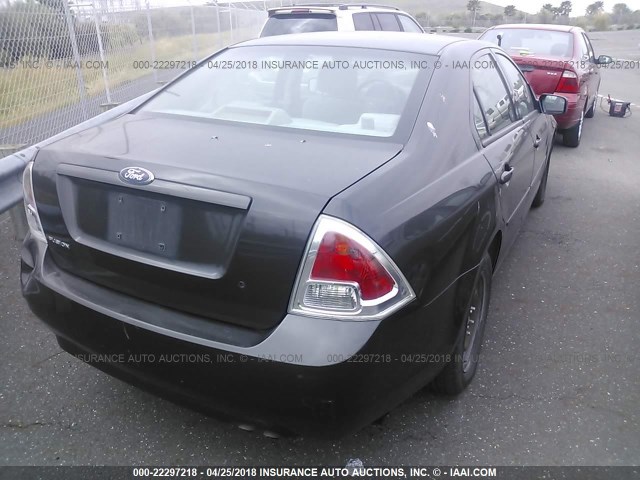 3FAFP06Z26R145499 - 2006 FORD FUSION S BROWN photo 4