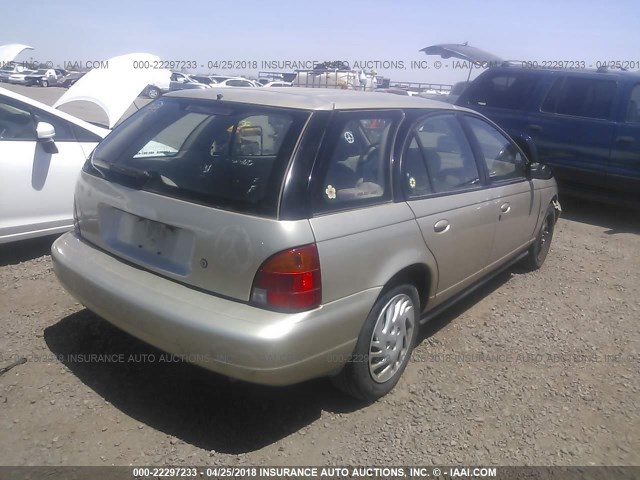 1G8ZK8279WZ251642 - 1998 SATURN SW2 BROWN photo 4