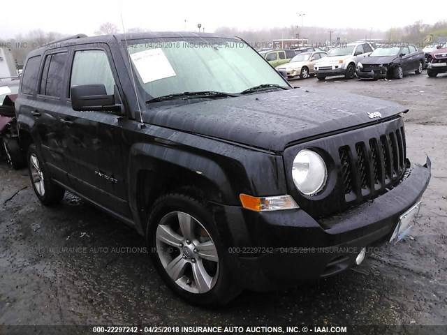 1C4NJRFB8FD412698 - 2015 JEEP PATRIOT LATITUDE BLACK photo 1