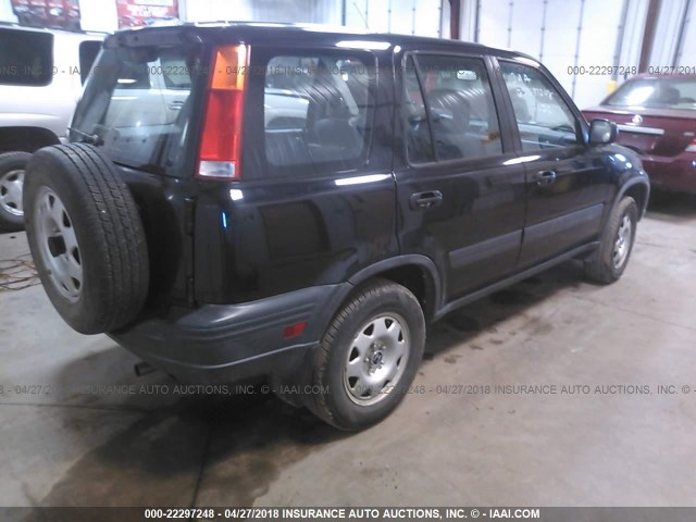 JHLRD18401C006165 - 2001 HONDA CR-V LX BLACK photo 4