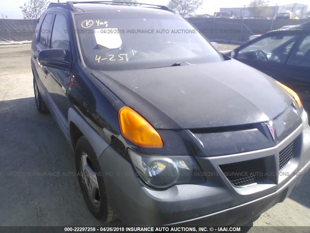 3G7DA03E41S503223 - 2001 PONTIAC AZTEK BLACK photo 6