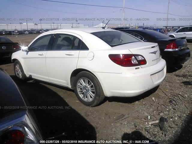 1C3LC56R77N570778 - 2007 CHRYSLER SEBRING TOURING WHITE photo 3