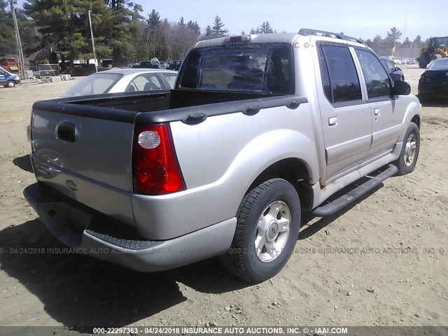 1FMZU77E33UA07796 - 2003 FORD EXPLORER SPORT TR  SILVER photo 4