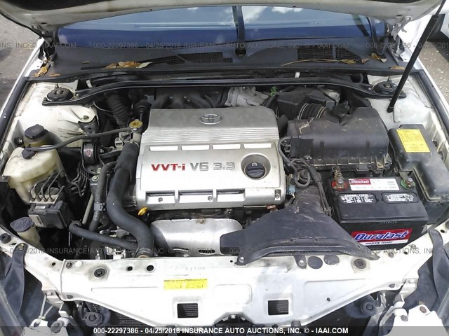 4T1CA38P44U015110 - 2004 TOYOTA CAMRY SOLARA SE/SLE თეთრი ფოტო 10