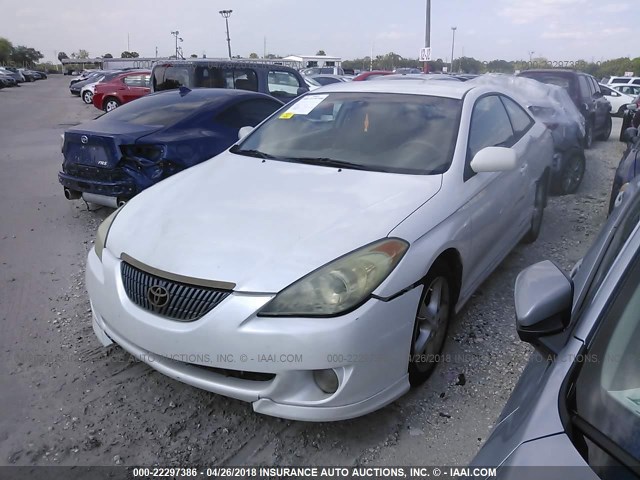 4T1CA38P44U015110 - 2004 TOYOTA CAMRY SOLARA SE/SLE თეთრი ფოტო 2