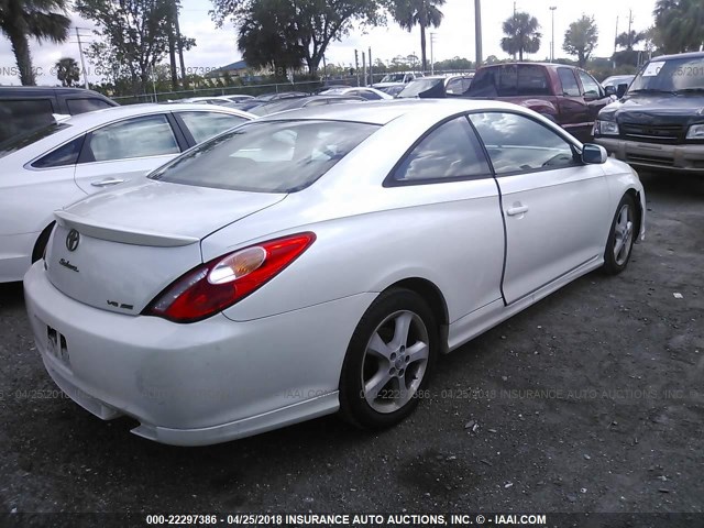 4T1CA38P44U015110 - 2004 TOYOTA CAMRY SOLARA SE/SLE თეთრი ფოტო 4