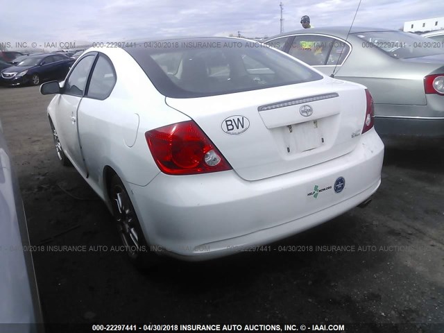 JTKDE167460106448 - 2006 TOYOTA SCION TC 白色 照片 3