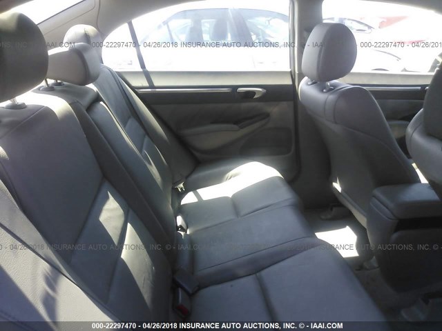 2HGFA15999H504044 - 2009 HONDA CIVIC EXL ნაცრისფერი ფოტო 8