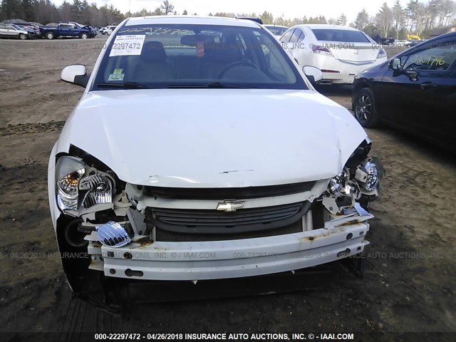 1G1AM58B387275577 - 2008 CHEVROLET COBALT SPORT WHITE photo 6