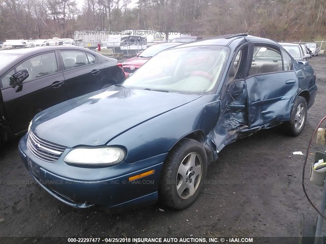 1G1NE52J03M617365 - 2003 CHEVROLET MALIBU LS 蓝色 照片 2