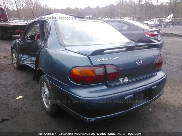 1G1NE52J03M617365 - 2003 CHEVROLET MALIBU LS 蓝色 照片 3