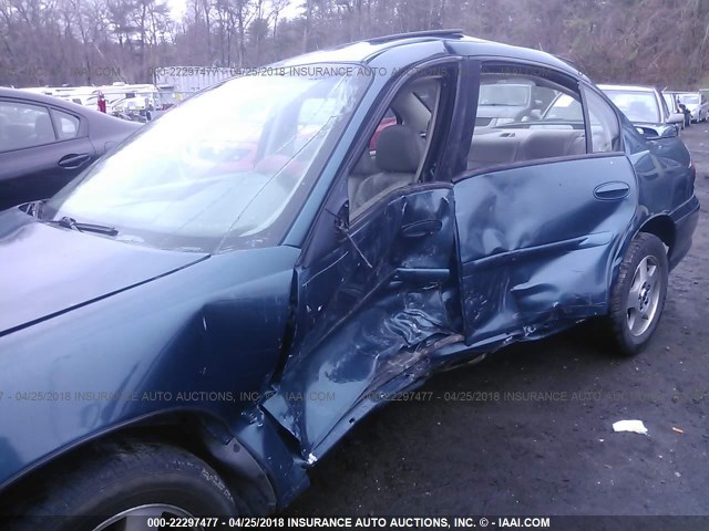 1G1NE52J03M617365 - 2003 CHEVROLET MALIBU LS 蓝色 照片 6