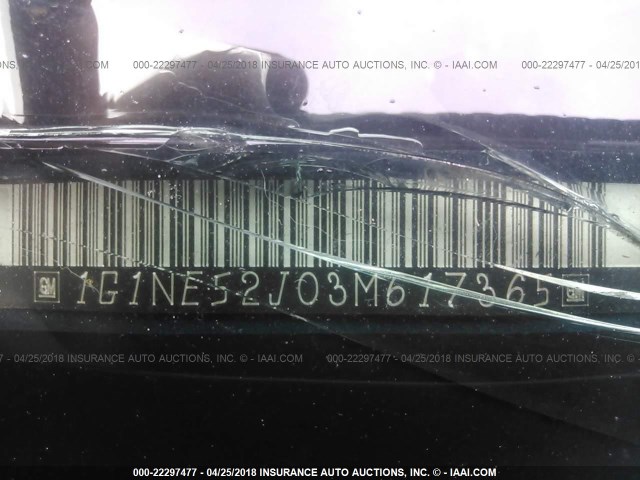 1G1NE52J03M617365 - 2003 CHEVROLET MALIBU LS 蓝色 照片 9