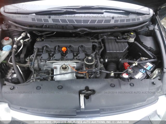 19XFA1F6XBE041240 - 2011 HONDA CIVIC LX-S შავი ფოტო 10