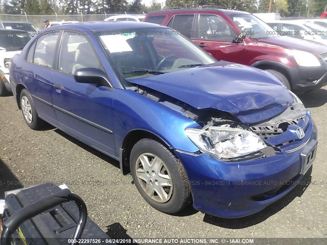 1HGES16345L026311 - 2005 HONDA CIVIC DX VP Mavi foto 1