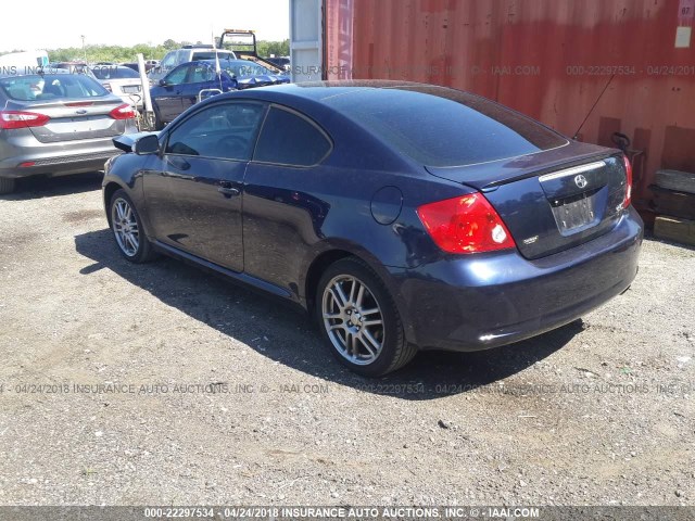 JTKDE177070189148 - 2007 TOYOTA SCION TC 蓝色 照片 3