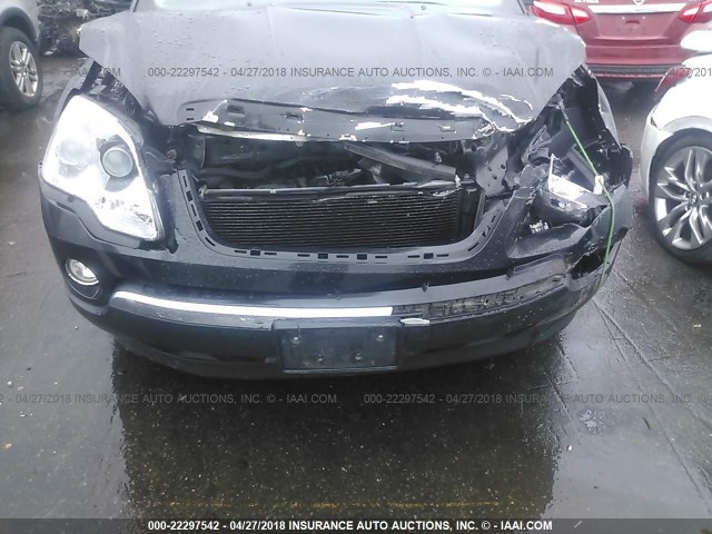 1GKKVRED3BJ374422 - 2011 GMC ACADIA SLT-1 Чорний фото 6