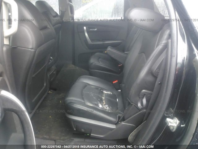 1GKKVRED3BJ374422 - 2011 GMC ACADIA SLT-1 Чорний фото 8