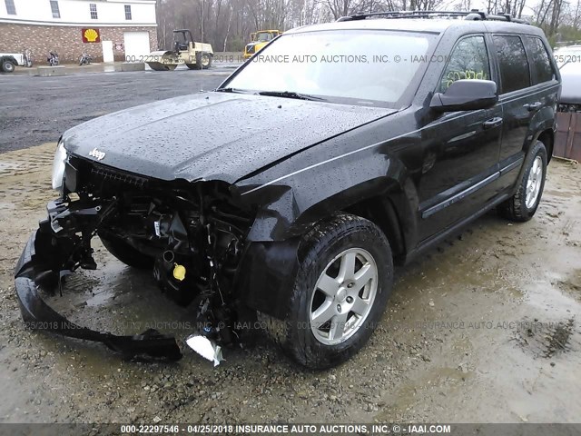 1J8GR48K19C510119 - 2009 JEEP GRAND CHEROKEE LAREDO BLACK photo 2