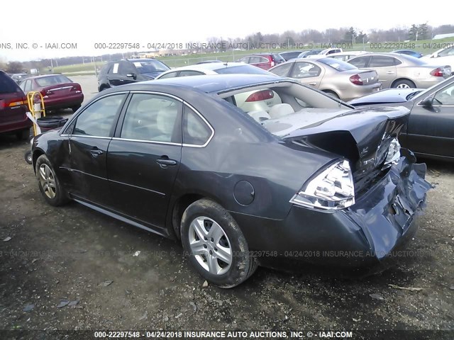 2G1WA5EN9A1241756 - 2010 CHEVROLET IMPALA LS GRAY photo 3