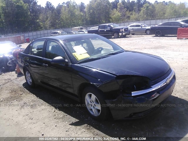 1G1ZT54815F237198 - 2005 CHEVROLET MALIBU LS 黑色 照片 1